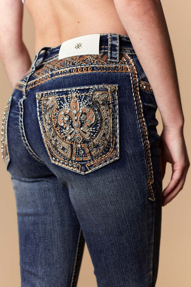 Women's Embellished Bootcut Jeans