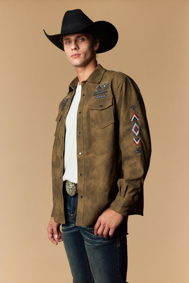 Men's Urban Style Faux Leather Jacket