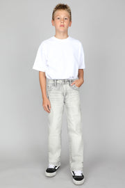 Boy's Embroidered Straight Leg Jeans