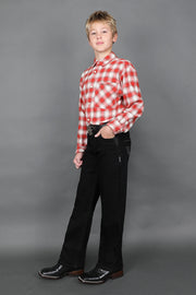 Boy's Embroidered Straight Jeans