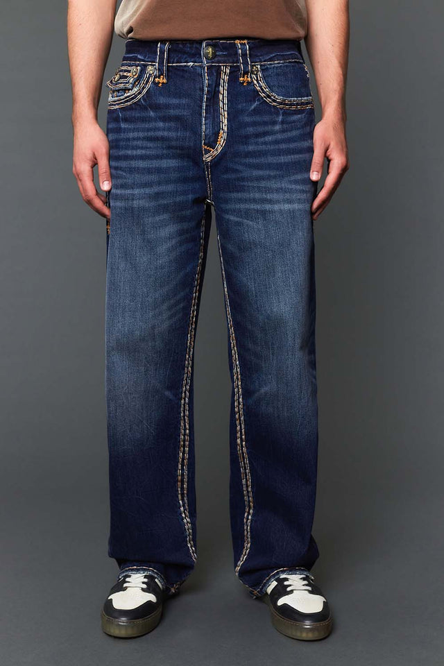 Men's Embroidered Baggy Jeans