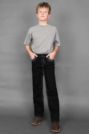 Boy's Embroidered Straight Jeans