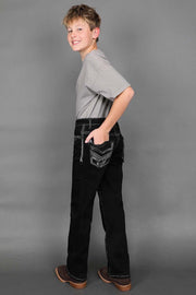 Boy's Embroidered Straight Jeans