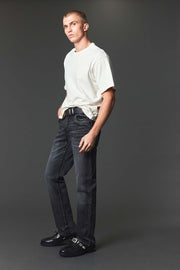Men's Embroidered Straight Jeans
