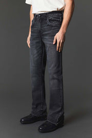 Men's Embroidered Straight Jeans