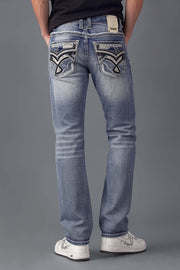 Men's Uban Embroidered Straight Jeans