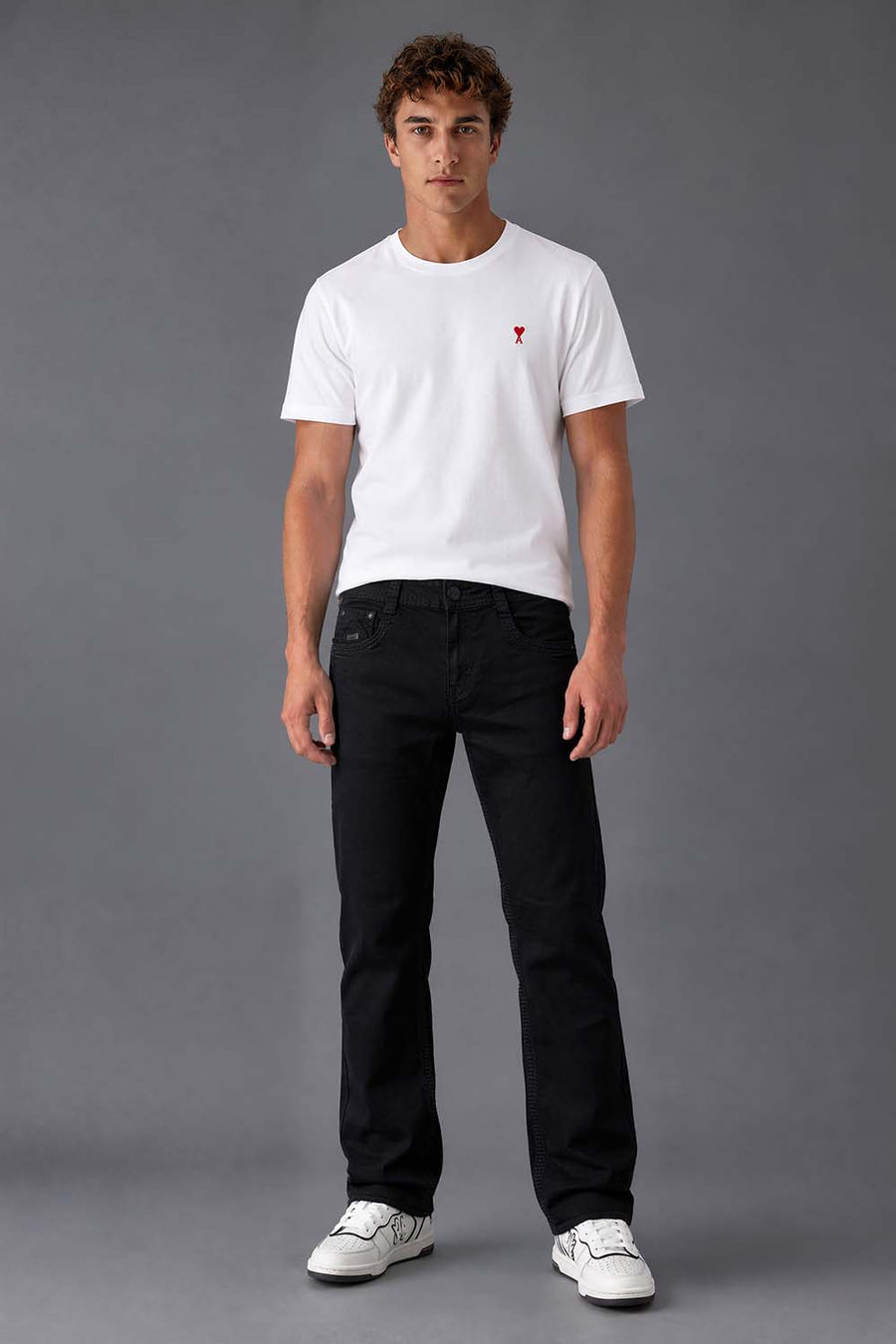Men's Uban Embroidered Straight Jeans
