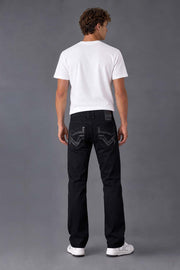 Men's Uban Embroidered Straight Jeans
