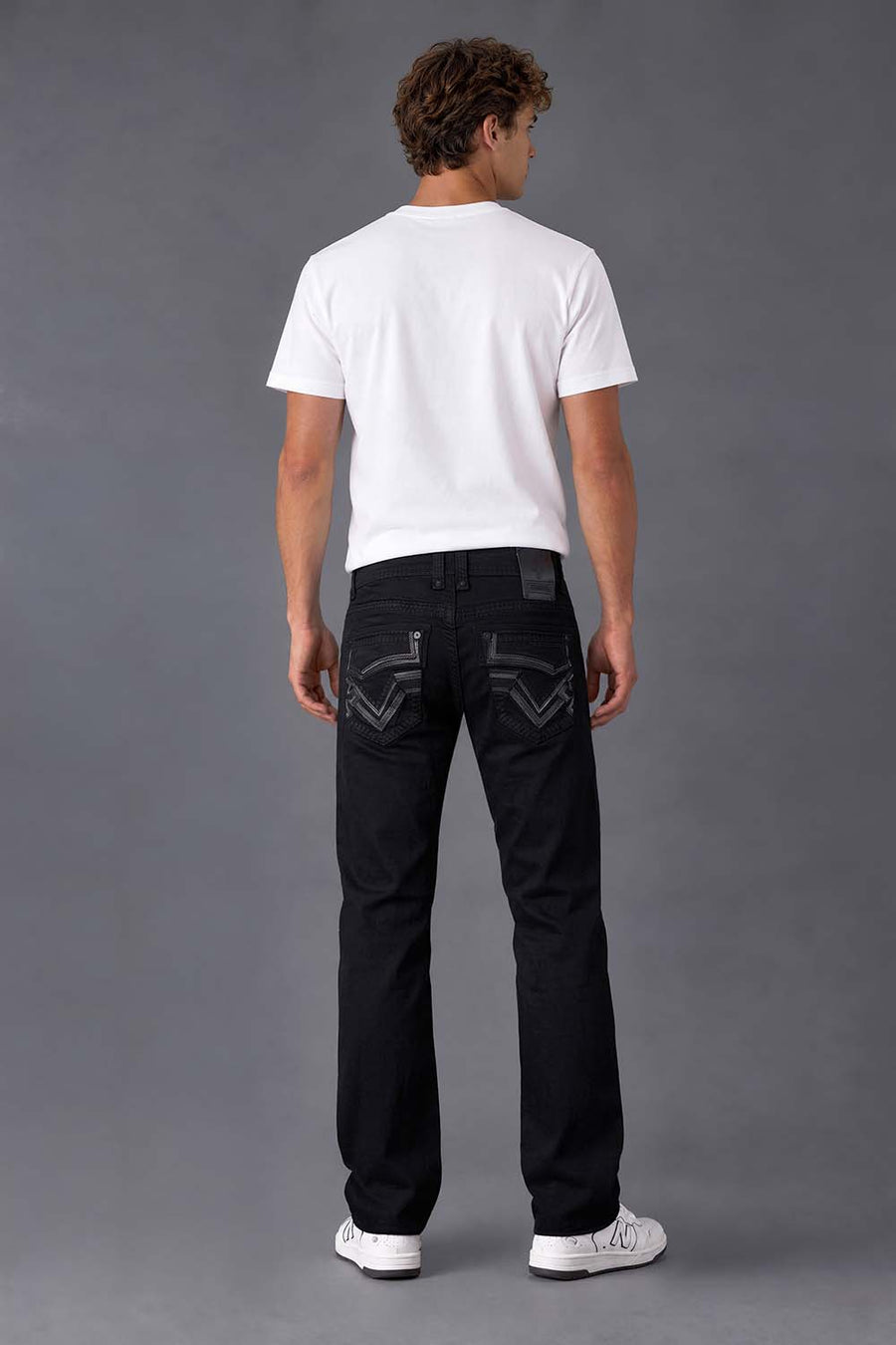 Men's Uban Embroidered Straight Jeans