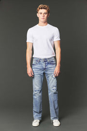 Men's High Street Lite Embroidered Straight Leg Jeans