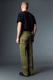 Men's Colored Emb Straight Jeans