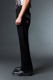 Men's Colored Emb Straight Jeans