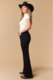 Women's Lite Embroidery Bootcut Jeans
