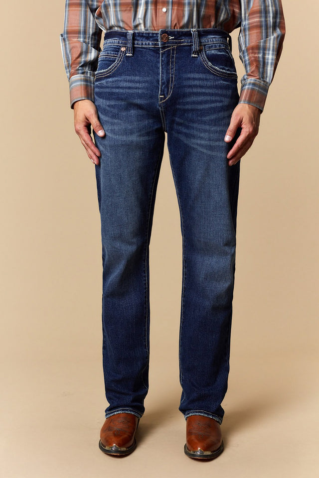 Men's EMB Modern Bootcut Jeans