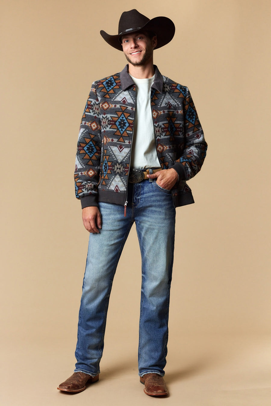 Men's EMB Modern Bootcut Jeans