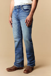 Men's EMB Modern Bootcut Jeans