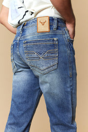 Men's EMB Modern Bootcut Jeans