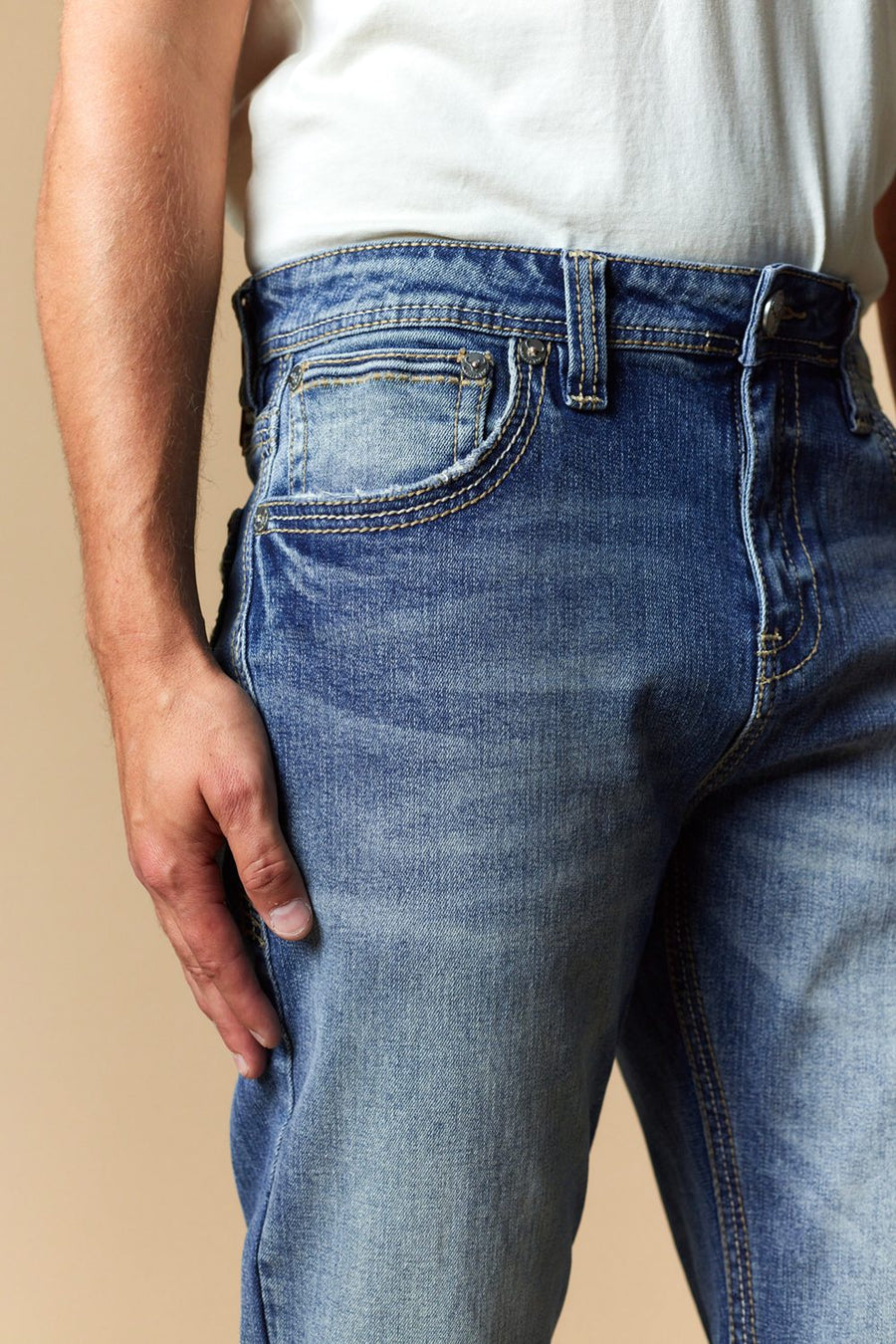 Men's EMB Modern Bootcut Jeans