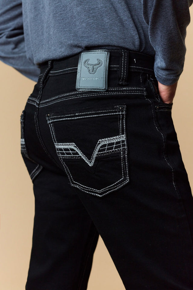 Men's EMB Modern Bootcut Jeans