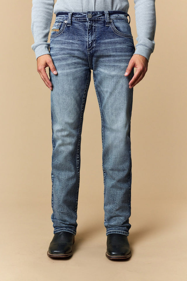 Men's EMB Modern Bootcut Jeans