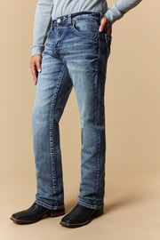 Men's EMB Modern Bootcut Jeans
