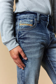 Men's EMB Modern Bootcut Jeans