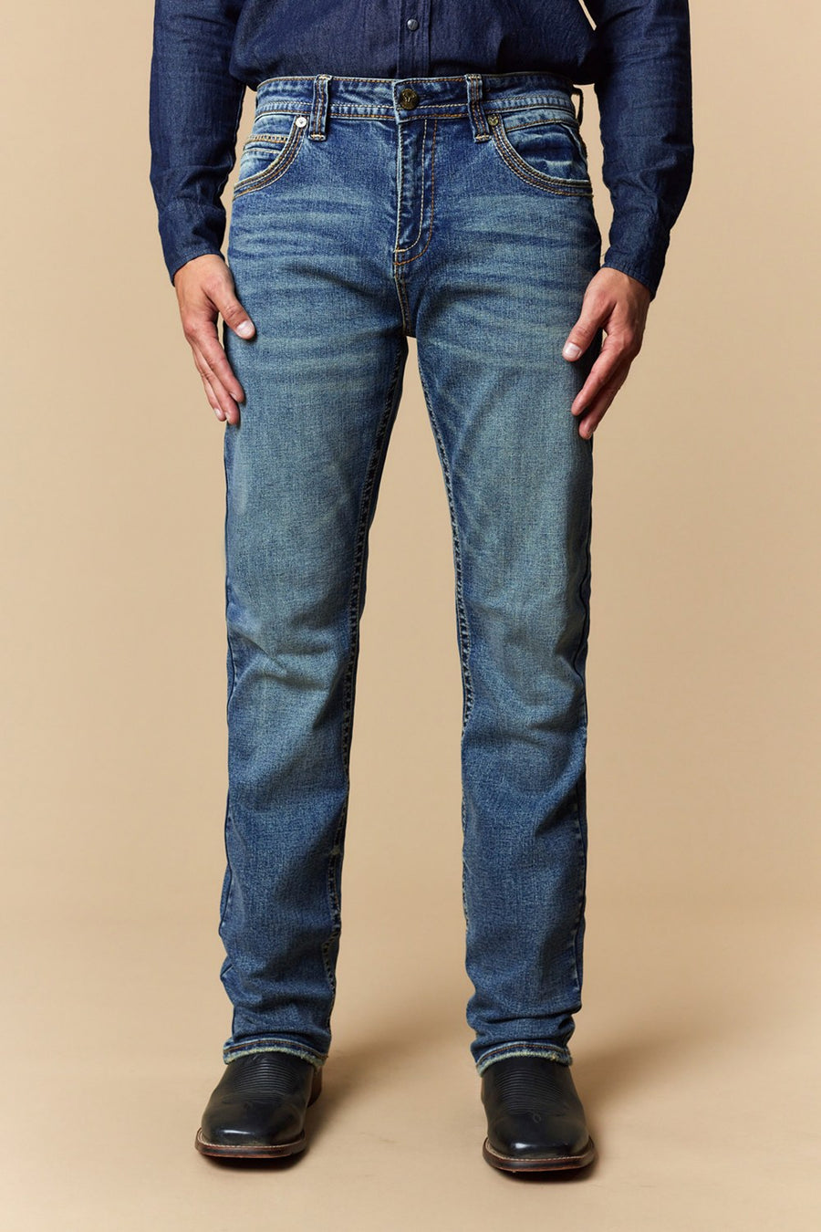Men's EMB Modern Bootcut Jeans