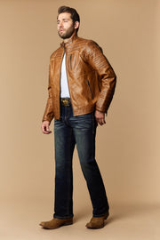 Men's Lite Embroidered Modern Bootcut Jeans