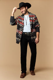 Men's Lite Embroidered Modern Bootcut Jeans