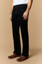 Men's Lite Embroidered Modern Bootcut Jeans