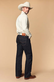 Men's Raw Denim Straight Jeans