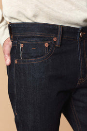 Men's Raw Denim Straight Jeans