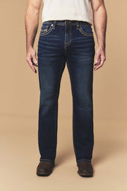 Men's Lite Embroidered Modern Bootcut Jeans