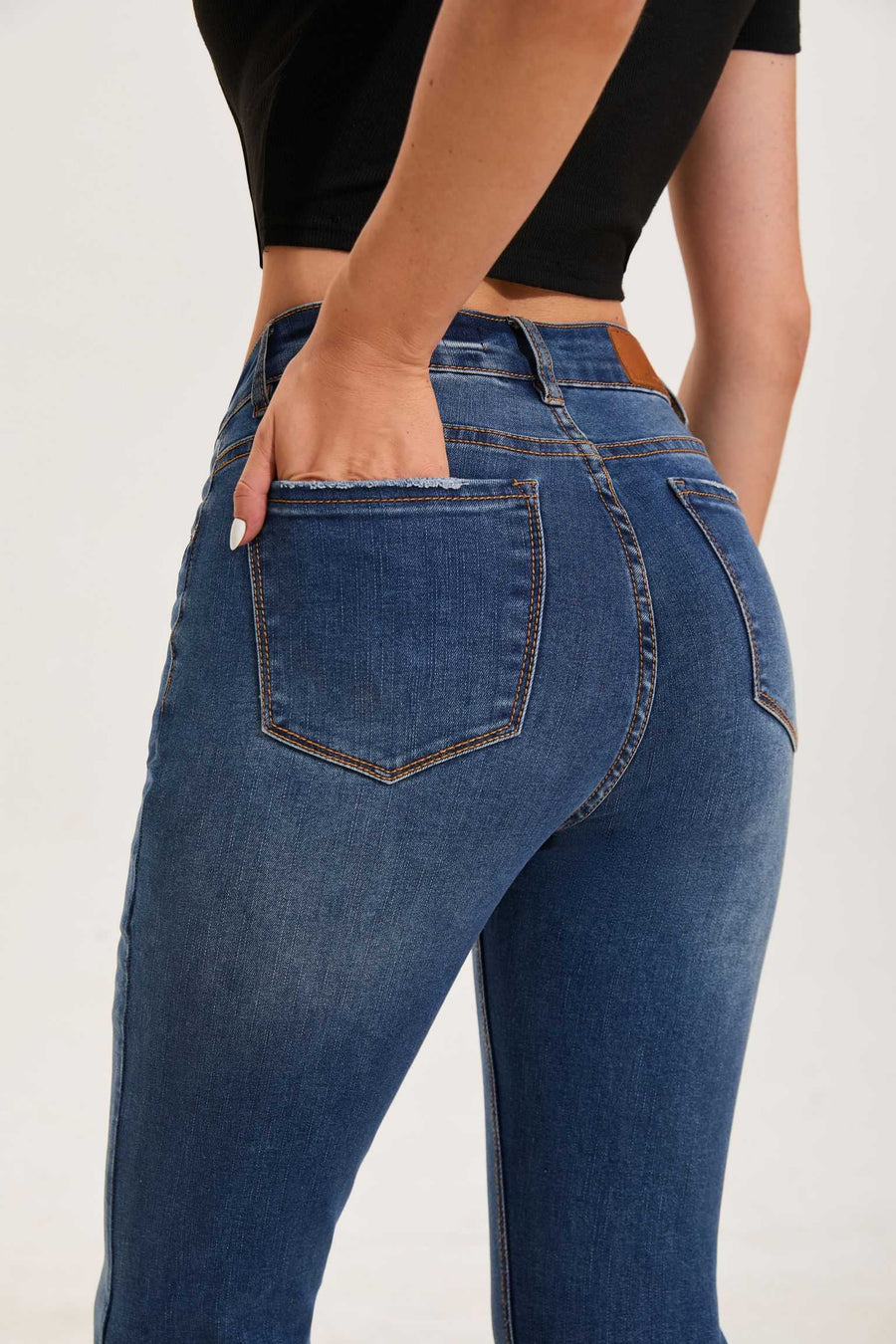 Women's Paisley Patch Flare Jeans