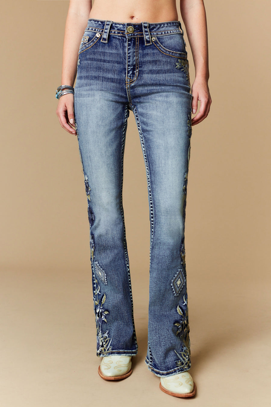 Women's Embellished Bootcut Jeans
