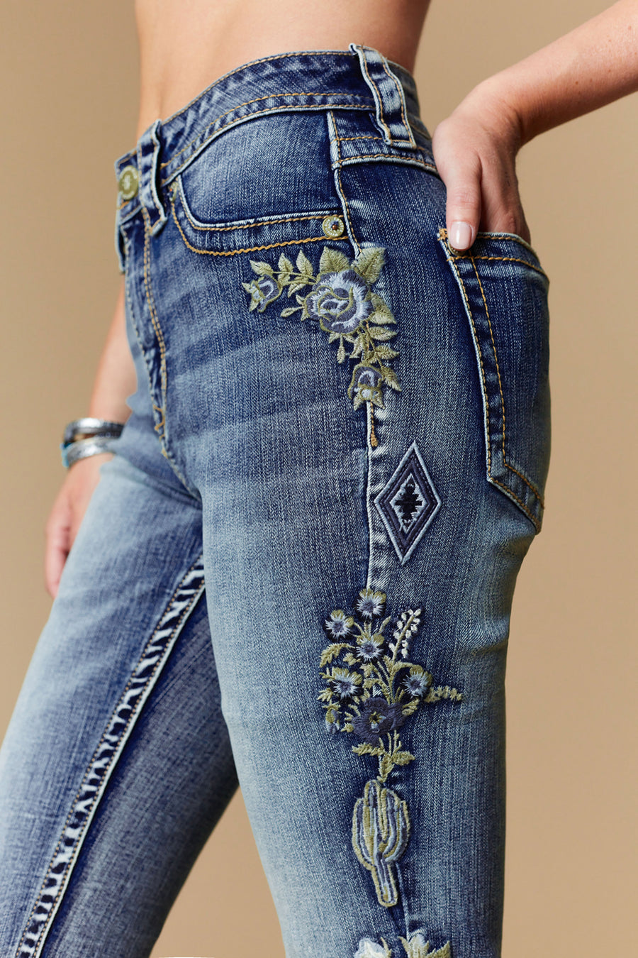Women's Embellished Bootcut Jeans