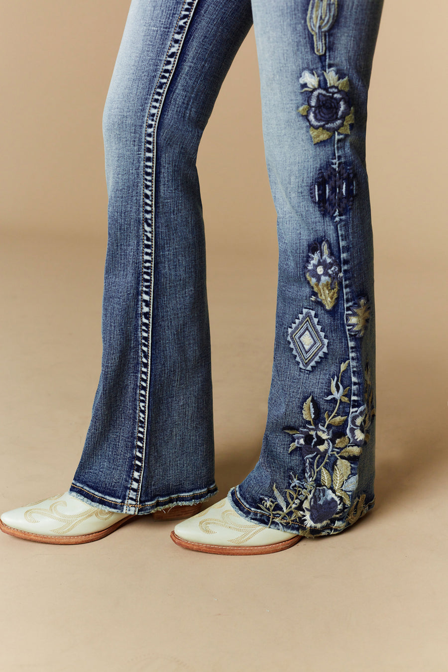 Women's Embellished Bootcut Jeans