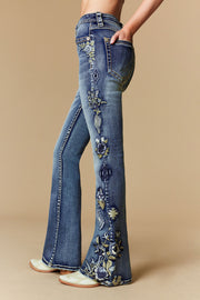 Women's Embellished Bootcut Jeans