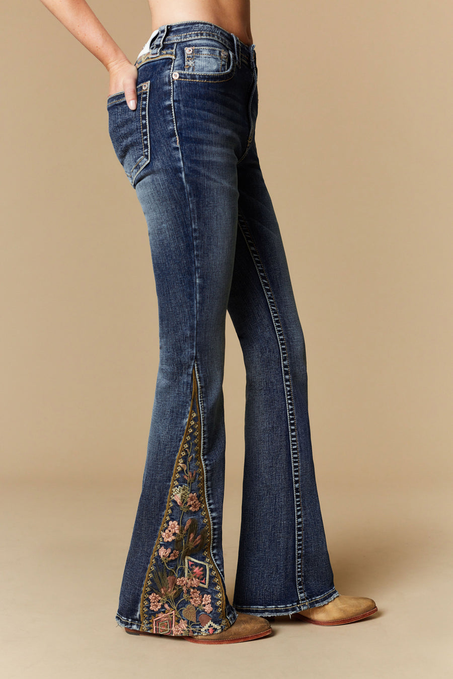 Women's Embellished Bootcut Jeans