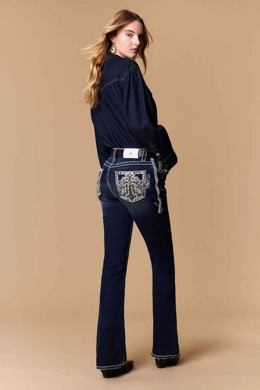 Women's Embellished Bootcut Jeans