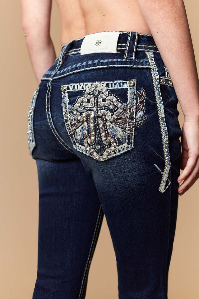 Women's Embellished Bootcut Jeans