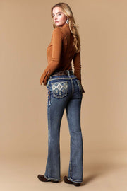 Women's Embellished Bootcut Jeans