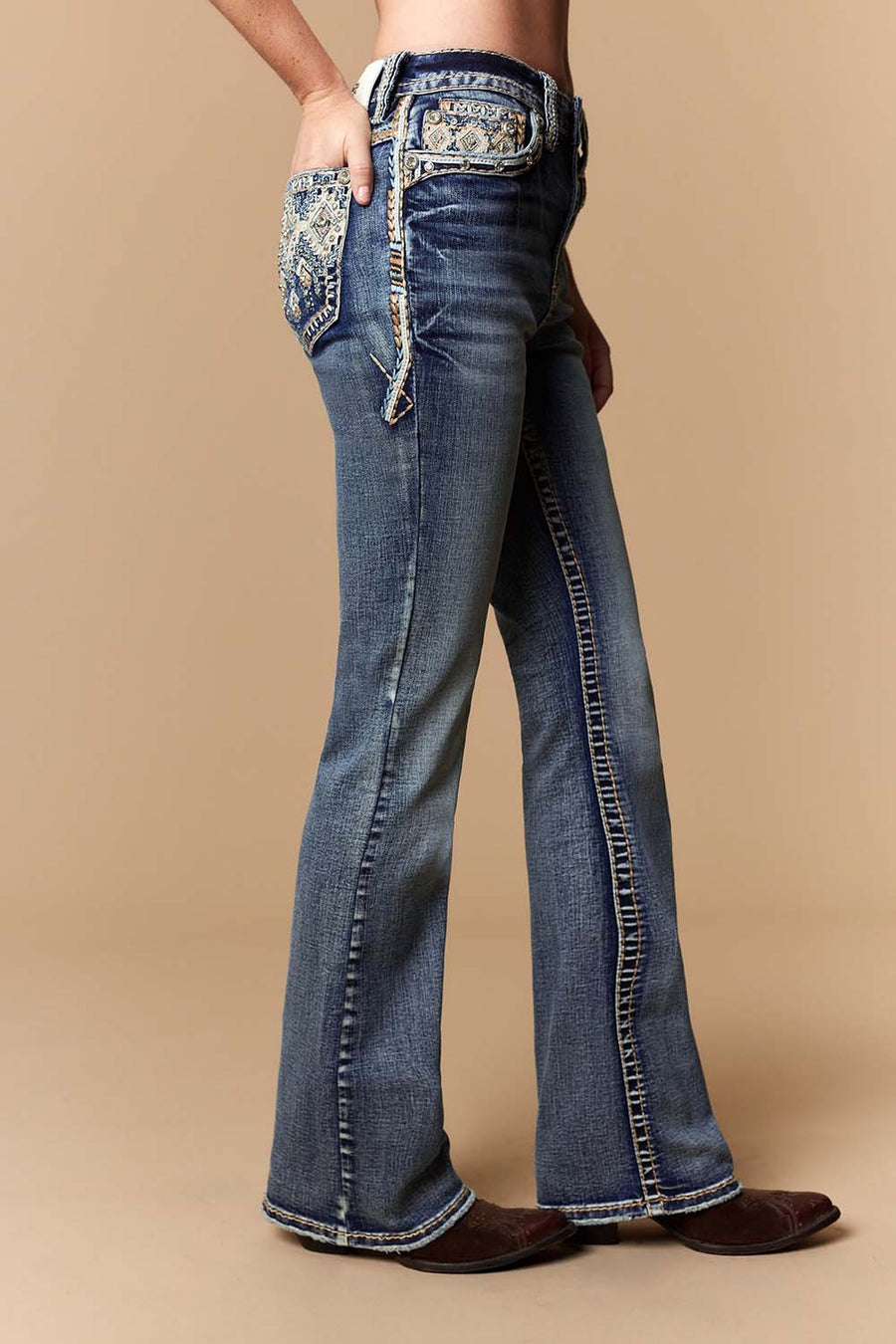 Women's Embellished Bootcut Jeans