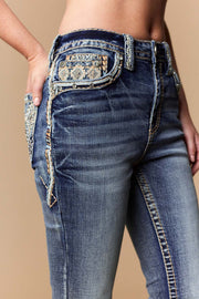 Women's Embellished Bootcut Jeans