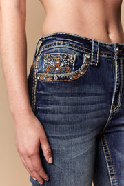 Women's Embellished Bootcut Jeans
