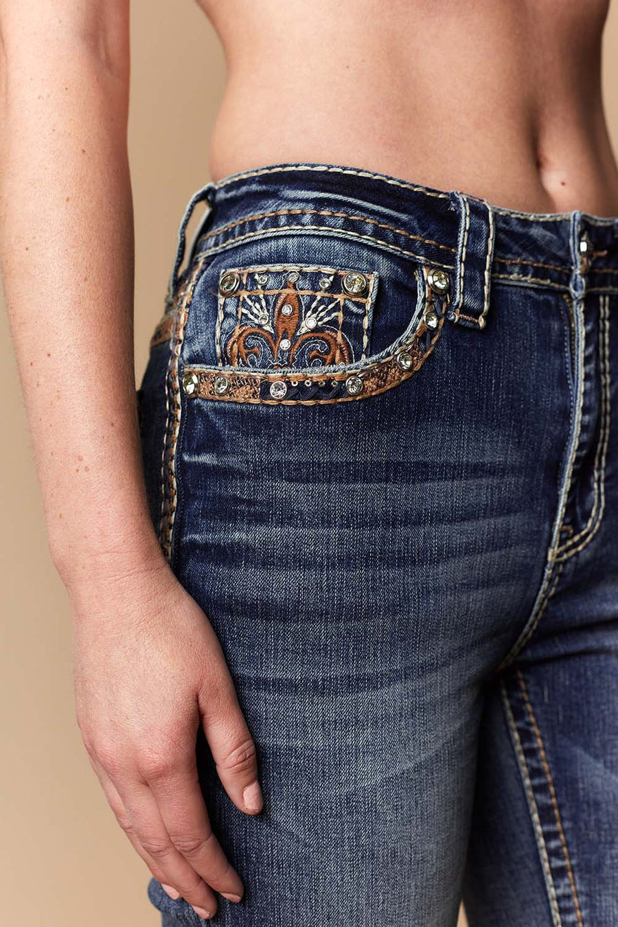 Women's Embellished Bootcut Jeans