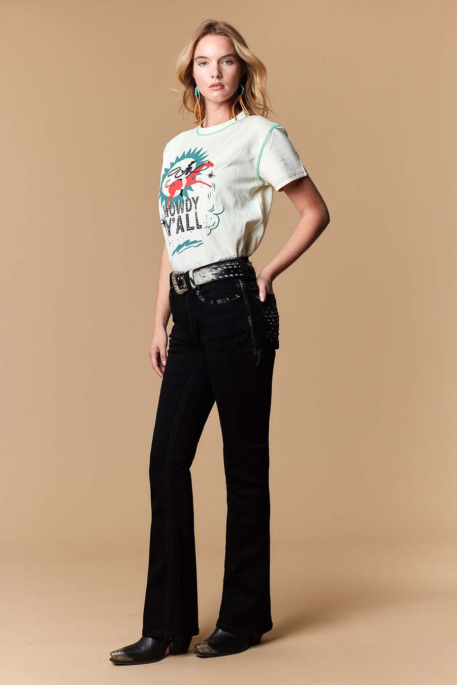 Women's Embellished Bootcut Jeans