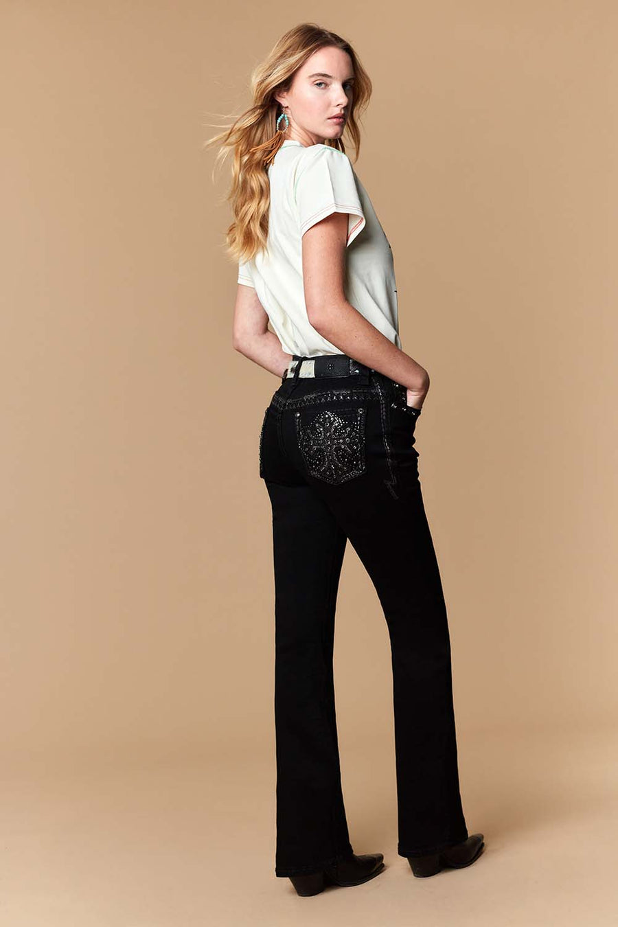 Women's Embellished Bootcut Jeans