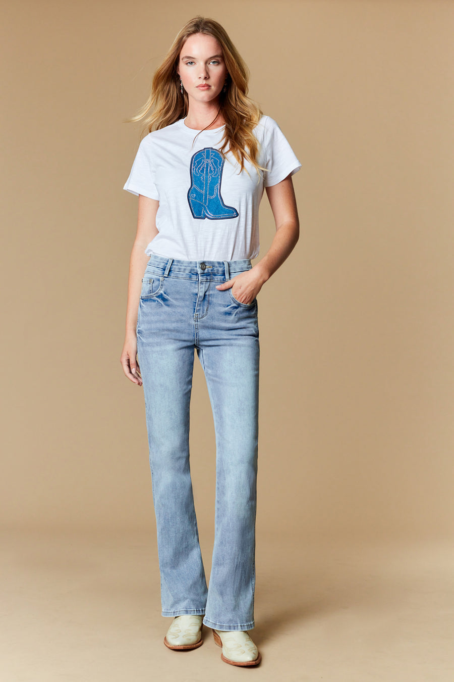 Women's 5 Pockets Bootcut Jeans