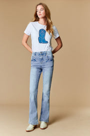 Women's 5 Pockets Bootcut Jeans